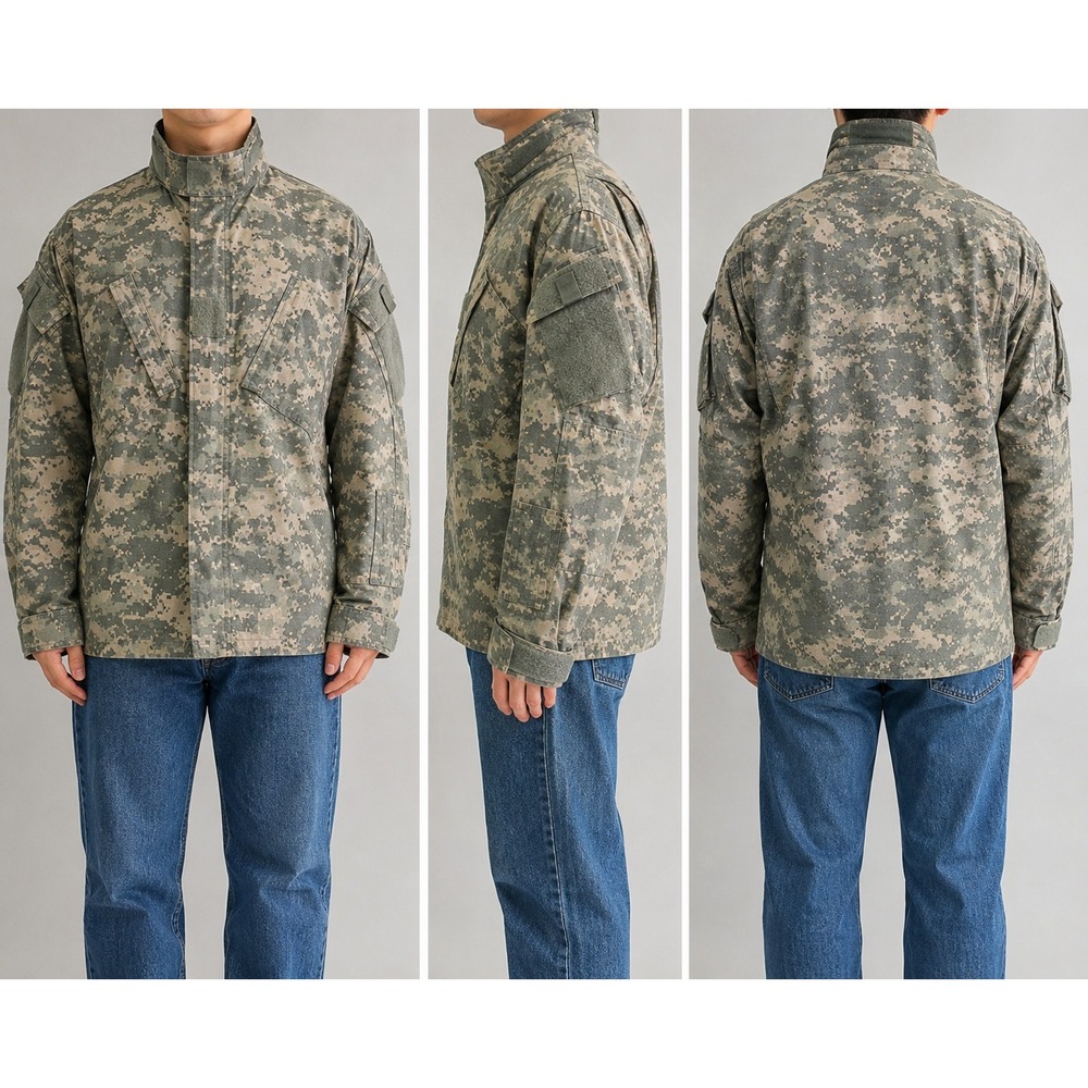 US Army ACU Combat Uniform Coat Men's Medium Short Digital Camouflage Tactical